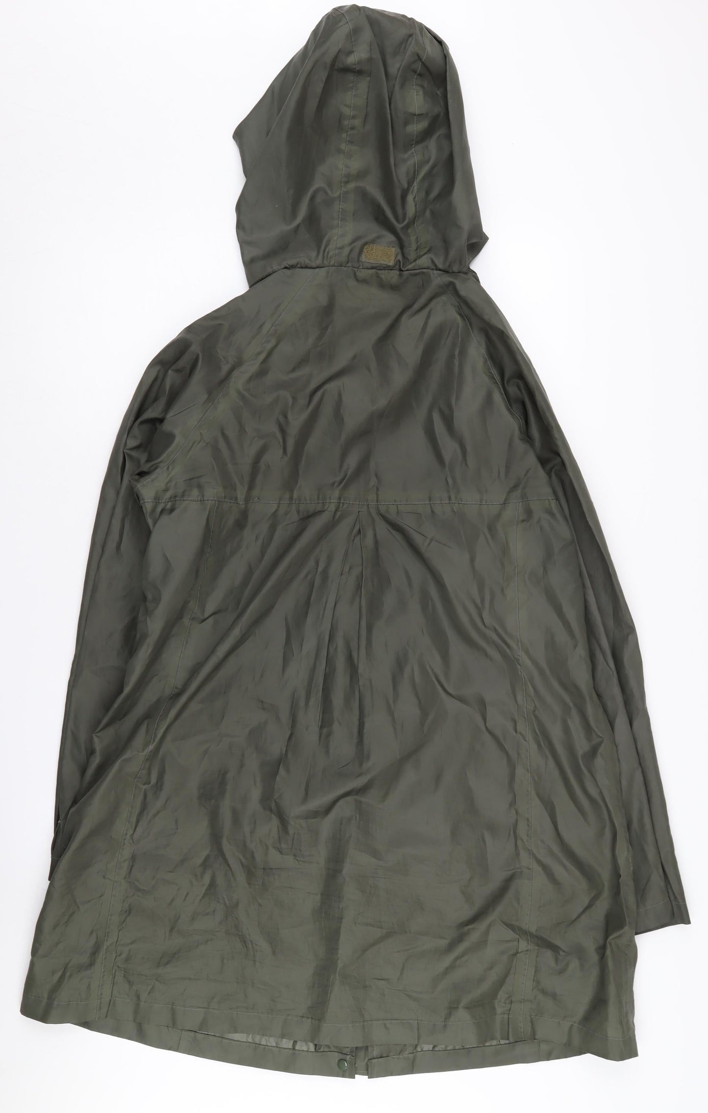 Womens UK Size 12 Cotton Traders Green Parka Coat