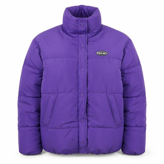 H&M Divided Women's Purple Puffer Jacket Size 10