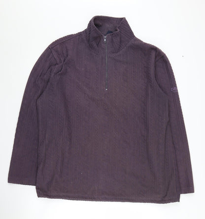 Mens UK Size L Cotton Traders Purple  Sweatshirt