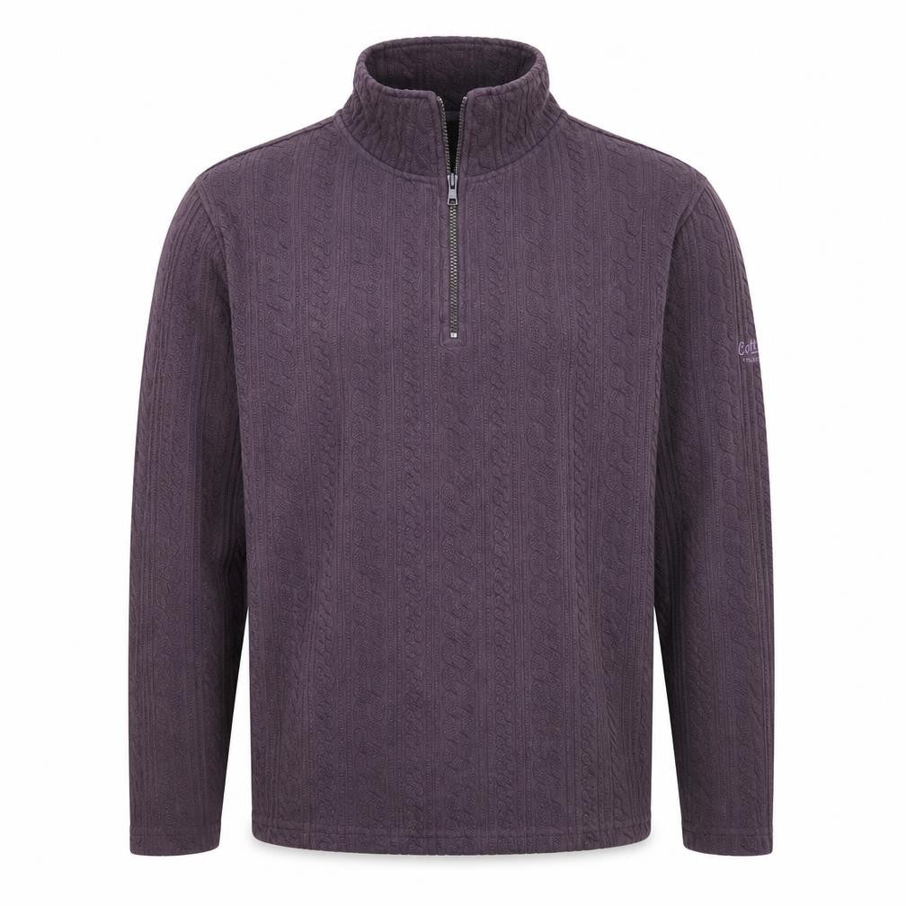 Mens UK Size L Cotton Traders Purple  Sweatshirt