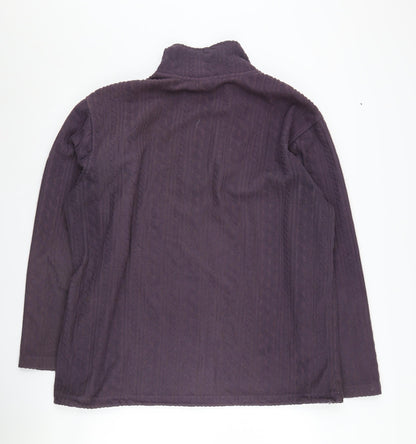 Mens UK Size L Cotton Traders Purple  Sweatshirt
