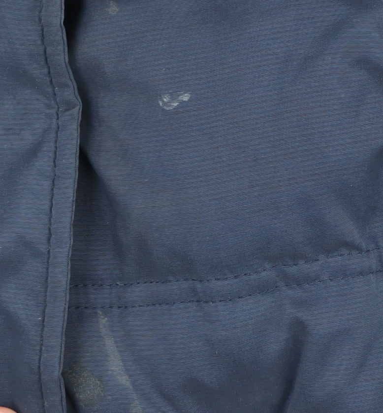 Fat Face Women's Blue Puffer Waistcoat Hooded Size 10