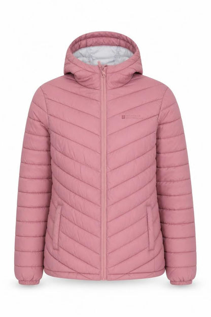 Womens UK Size 8 Mountain Warehouse Pink Puffer Jacket