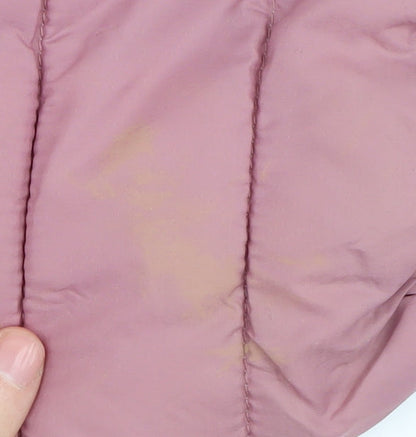 Mountain Warehouse Pink Puffer Jacket Women Size 8 Casual