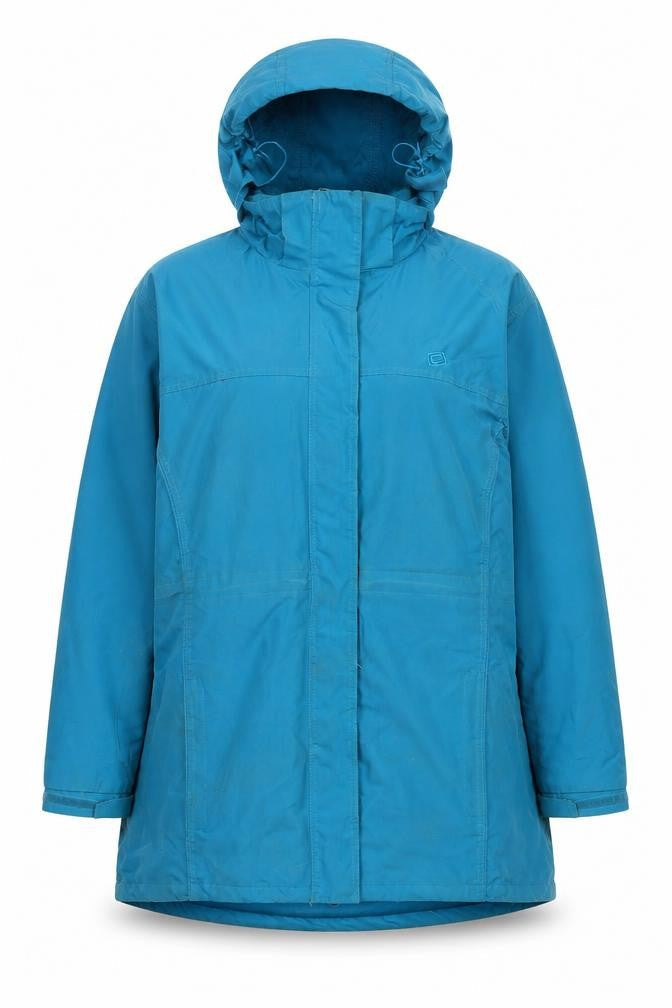 Womens UK Size 22 Mountain Essentials Blue Parka Coat