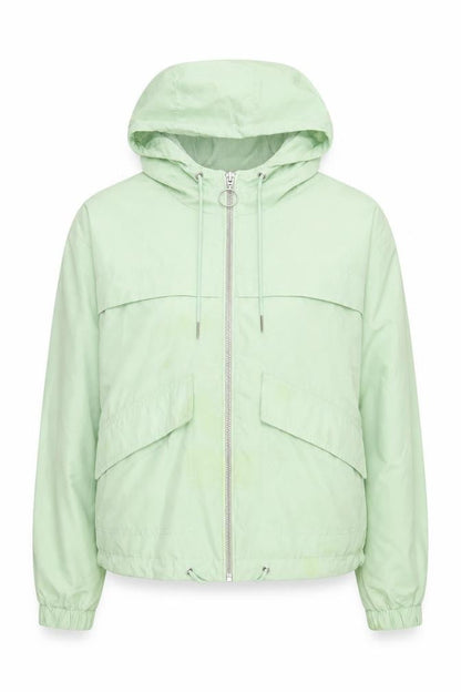 Womens UK Size XS H&M Green Windbreaker Coat