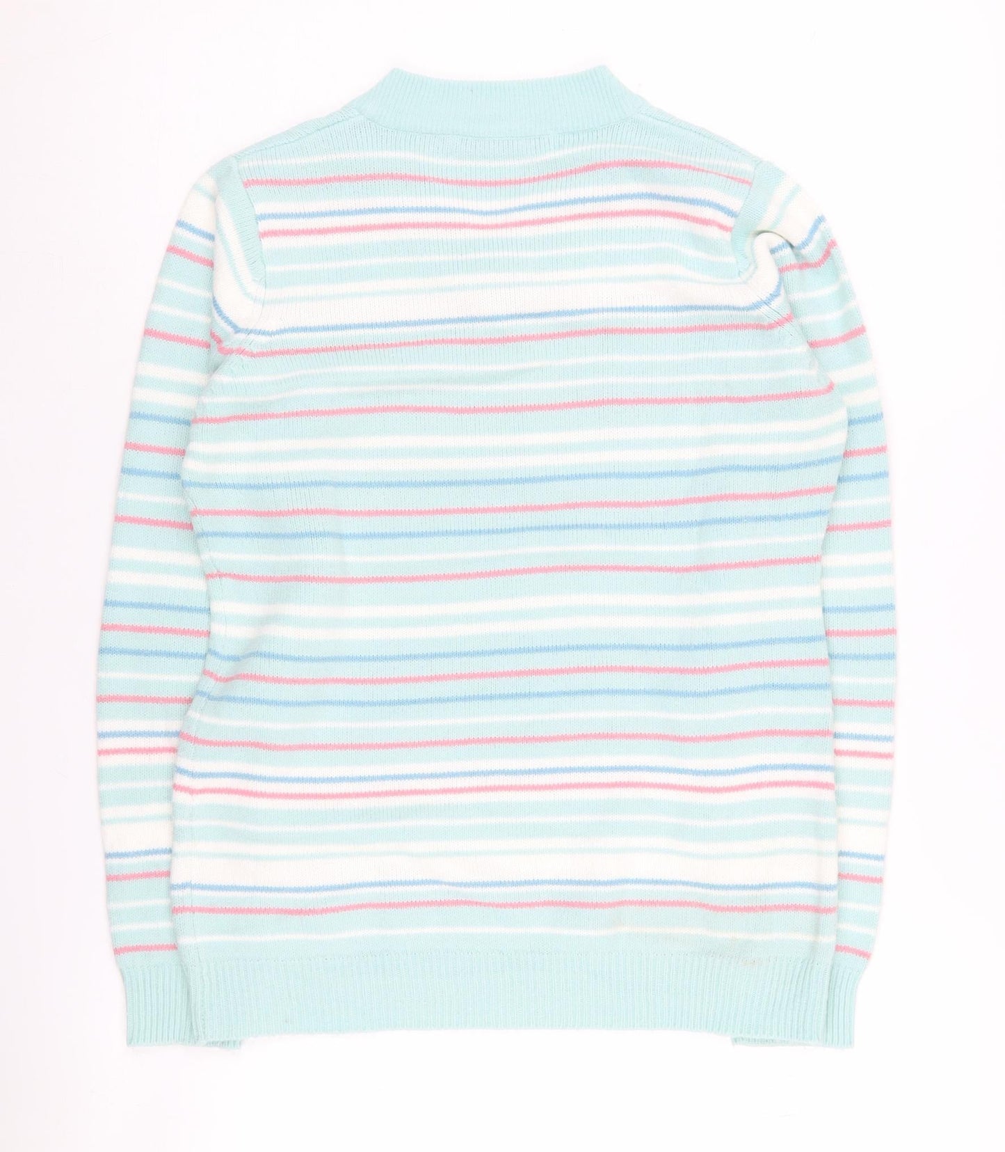 Womens UK Size 10 EWM Multicoloured Pullover Jumper