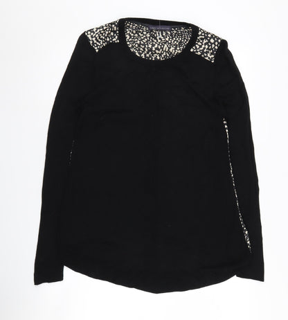Womens UK Size 12 Marks and Spencer Black Pullover Jumper