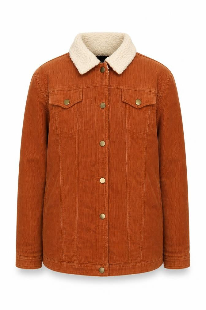 Womens UK Size 14 Boohoo Brown Basic Jacket