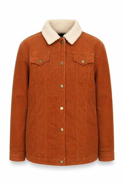 Womens UK Size 14 Boohoo Brown Basic Jacket