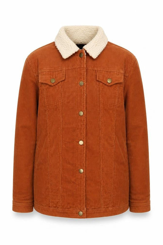 Womens UK Size 14 Boohoo Brown Basic Jacket