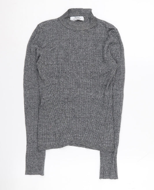 Womens UK Size M Bershka Grey  Jumper