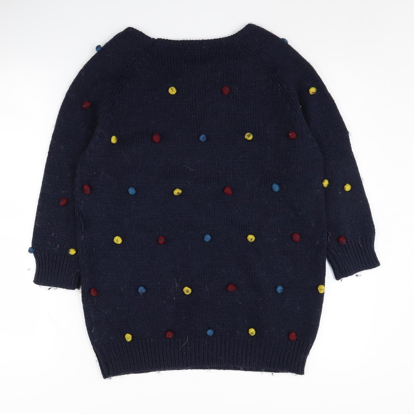 Womens UK Size 14 Yumi Blue Pullover Jumper