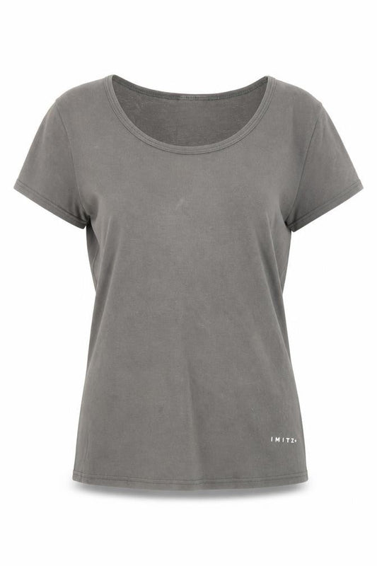 IMITZ Women's Green Basic T-Shirt Size 10