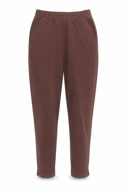 Womens UK Size S Richards Relaxed Fit Jogger Brown Trousers