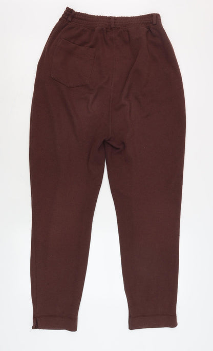 Womens UK Size S Richards Relaxed Fit Jogger Brown Trousers