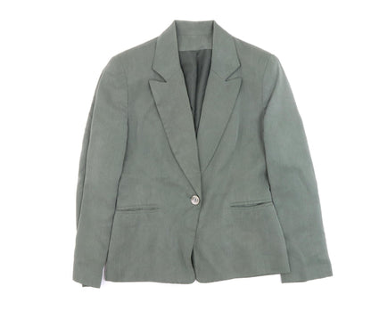 Womens UK Size 10 Anne Brooks Green Basic Jacket