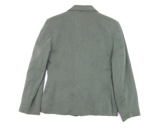 Womens UK Size 10 Anne Brooks Green Basic Jacket