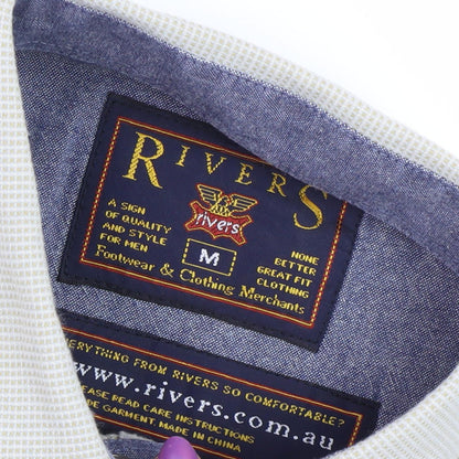Rivers Men's Beige M Button-Up Shirt