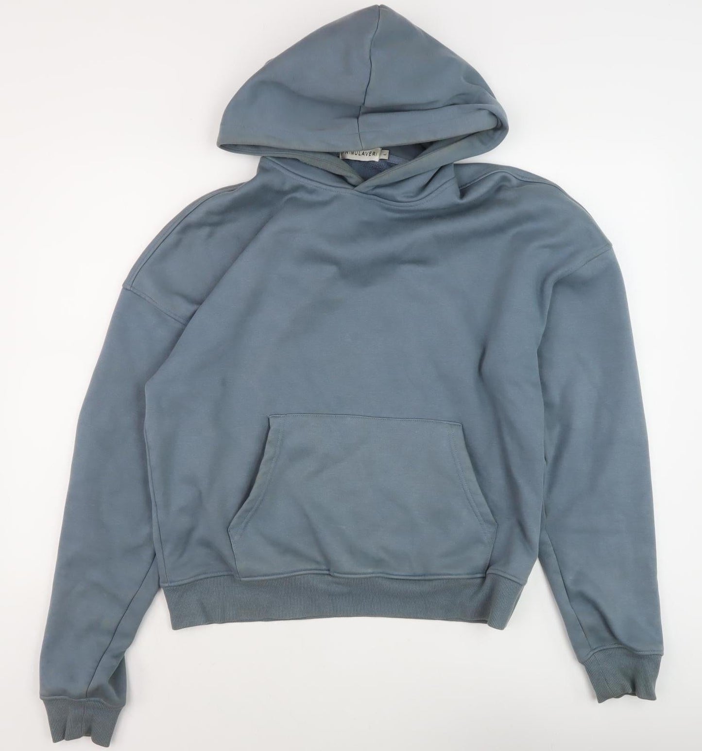 PRIMULAVERI Men's Blue Pullover Hoodie, Size L