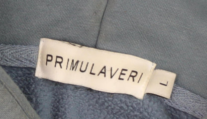 PRIMULAVERI Men's Blue Pullover Hoodie, Size L