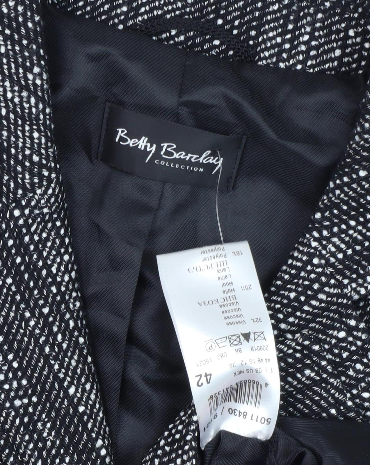 Romy Collection Women's Black Blazer, Size 14, Classic Style