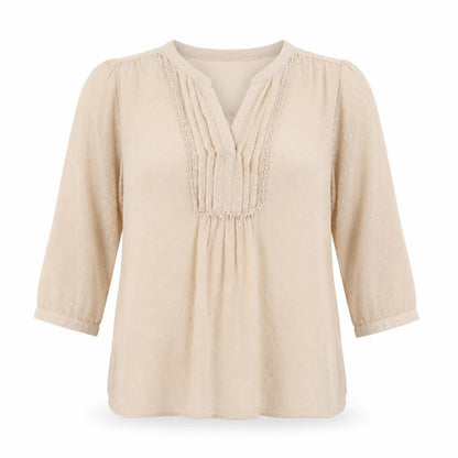 Womens UK Size 14 Laura Ashley Beige  Blouse