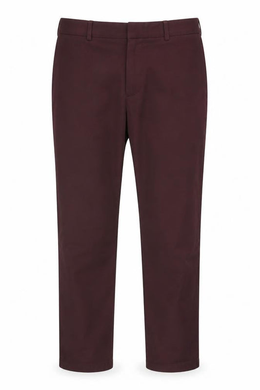 Mens UK Size 34W Charles Tyrwhitt Slim Fit  Brown Trousers