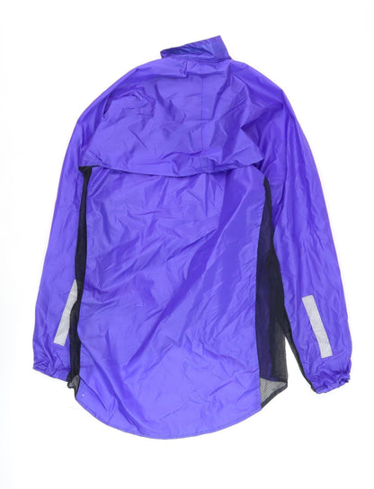 Mens UK Size M Protex Purple Windbreaker Coat