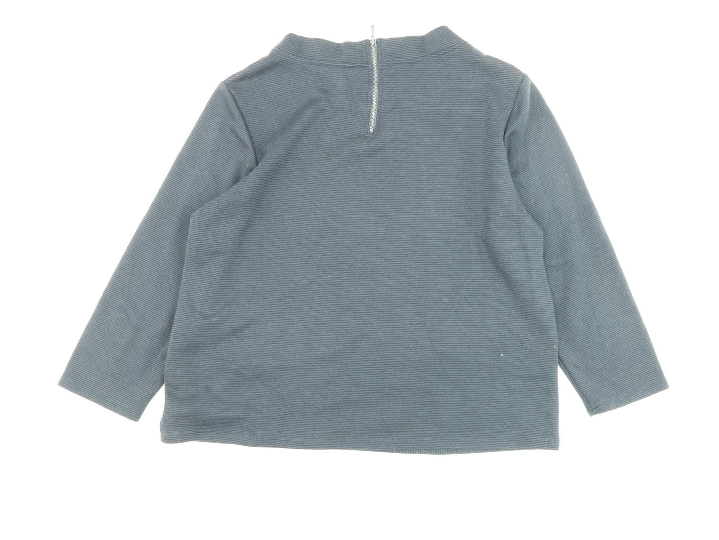 Womens UK Size 16 thought Grey  Blouse