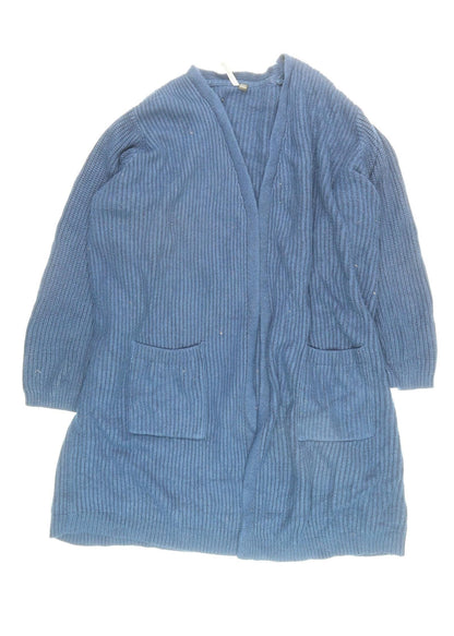 Womens UK Size  Capsule Blue Cardigan Jumper