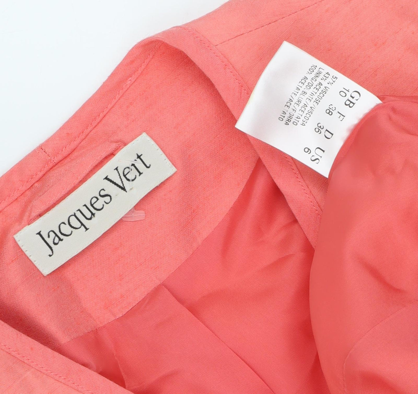 Jacques Vert Women’s Pink Jacket Size 10, Formal