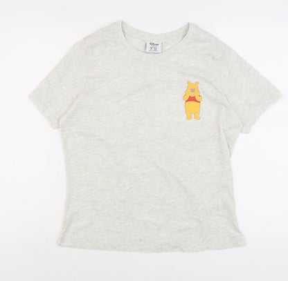 Disney Women's Grey Winnie the Pooh Pyjama Top, L