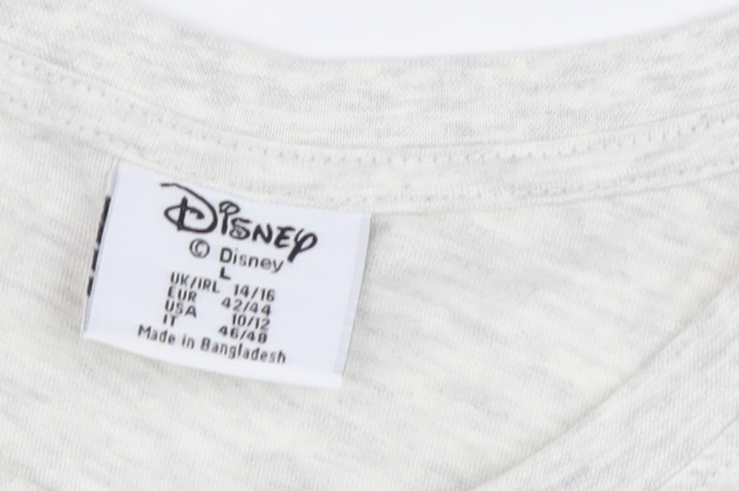 Disney Women's Grey Winnie the Pooh Pyjama Top, L