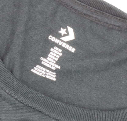 Unisex Adults UK Size M Converse Black Basic T-Shirt