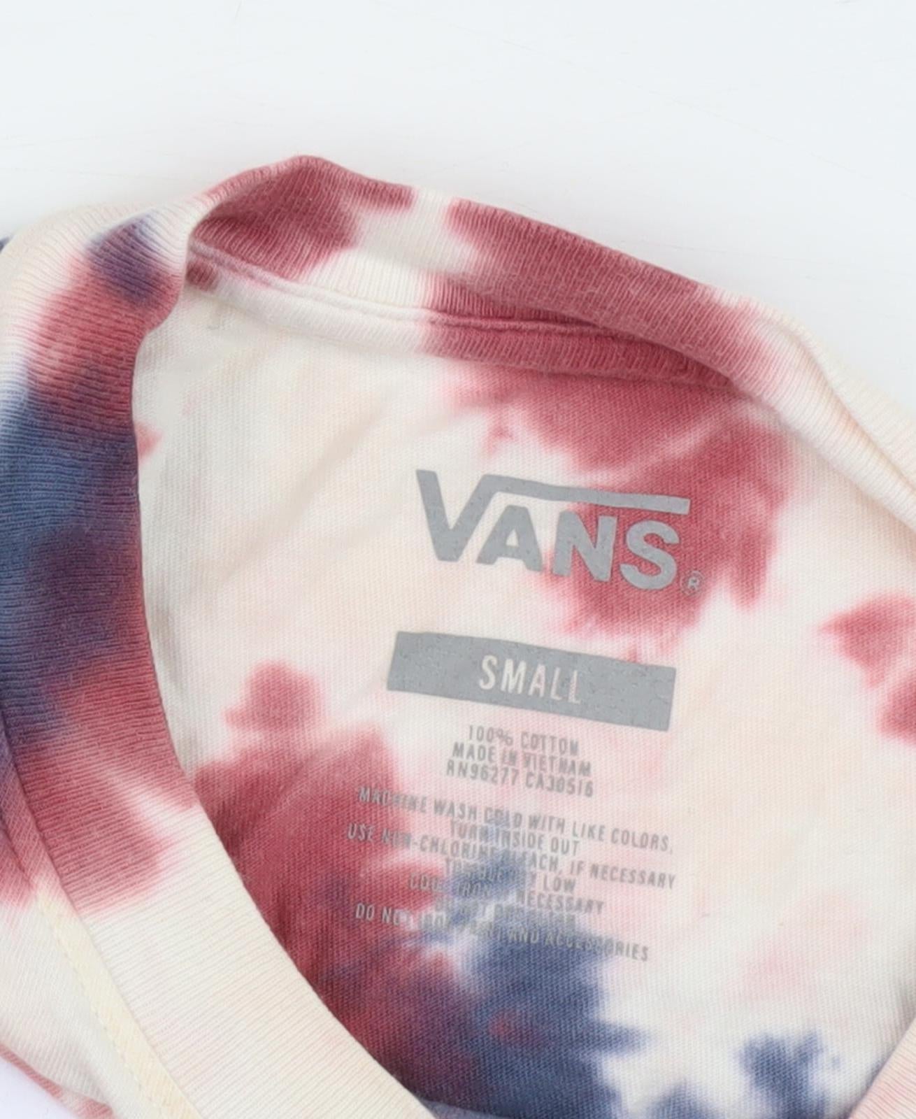 Womens UK Size S VANS Multicoloured  T-Shirt