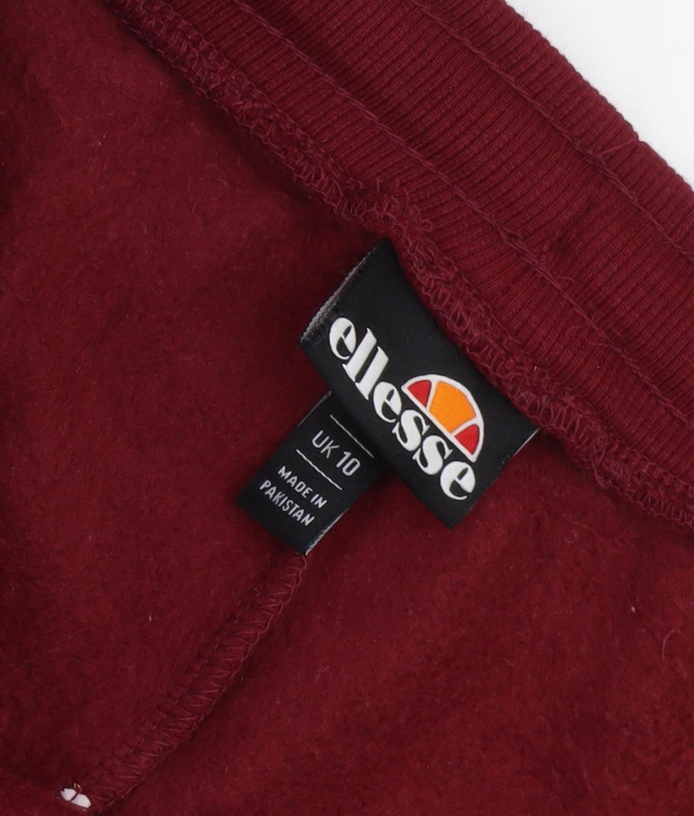 Ellesse Women's Red Jogger Trousers Size 10