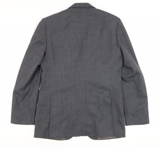 Mens UK Size 38 Burton Regular Grey Suit Jacket