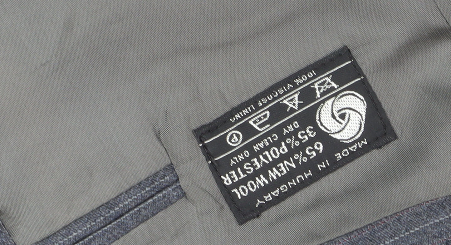 Mens UK Size 38 Burton Regular Grey Suit Jacket