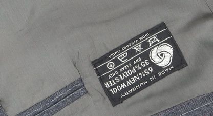 Mens UK Size 38 Burton Regular Grey Suit Jacket