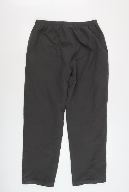 Reebok Black Unisex Track Pants, Size M, Gym & Running