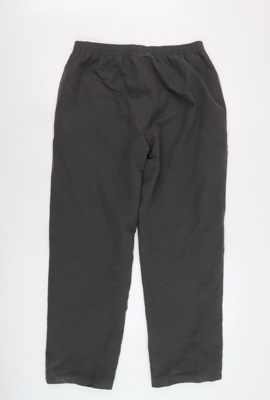 Reebok Black Unisex Track Pants, Size M, Gym & Running