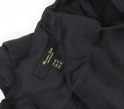 Massimo Dutti Women's Black Long Sleeve Dress Size 14