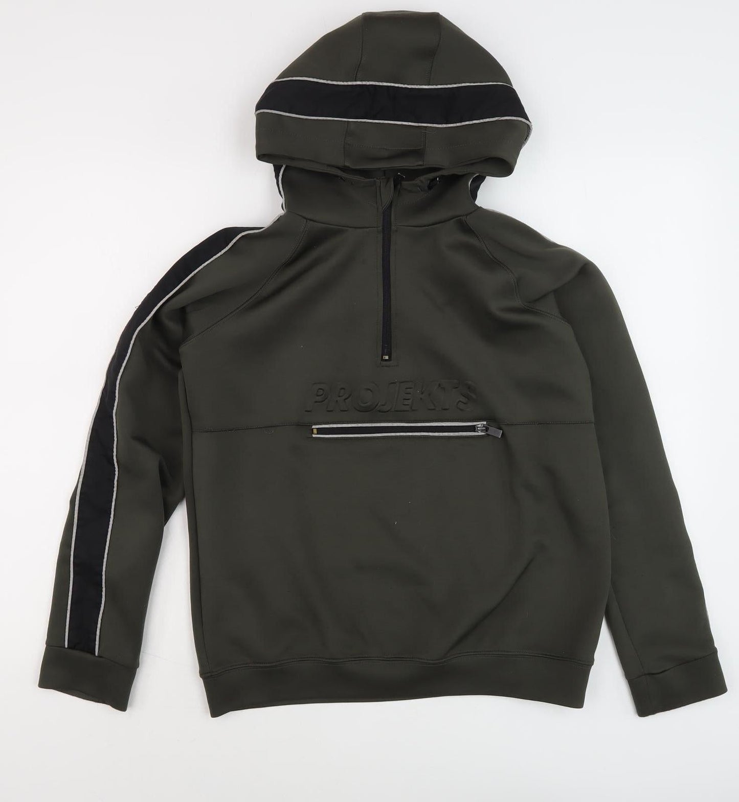 Projekts Boys Green 1/2 Zip Hoodie, Size 12 Years
