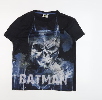 Mens UK Size L Batman Black  T-Shirt