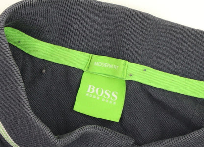 Hugo Boss Men's Blue XL Polo Shirt, Classic Design
