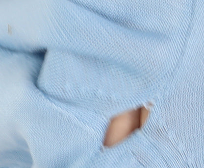 Lacoste Men's Blue Cotton Pullover Jumper, Size 2