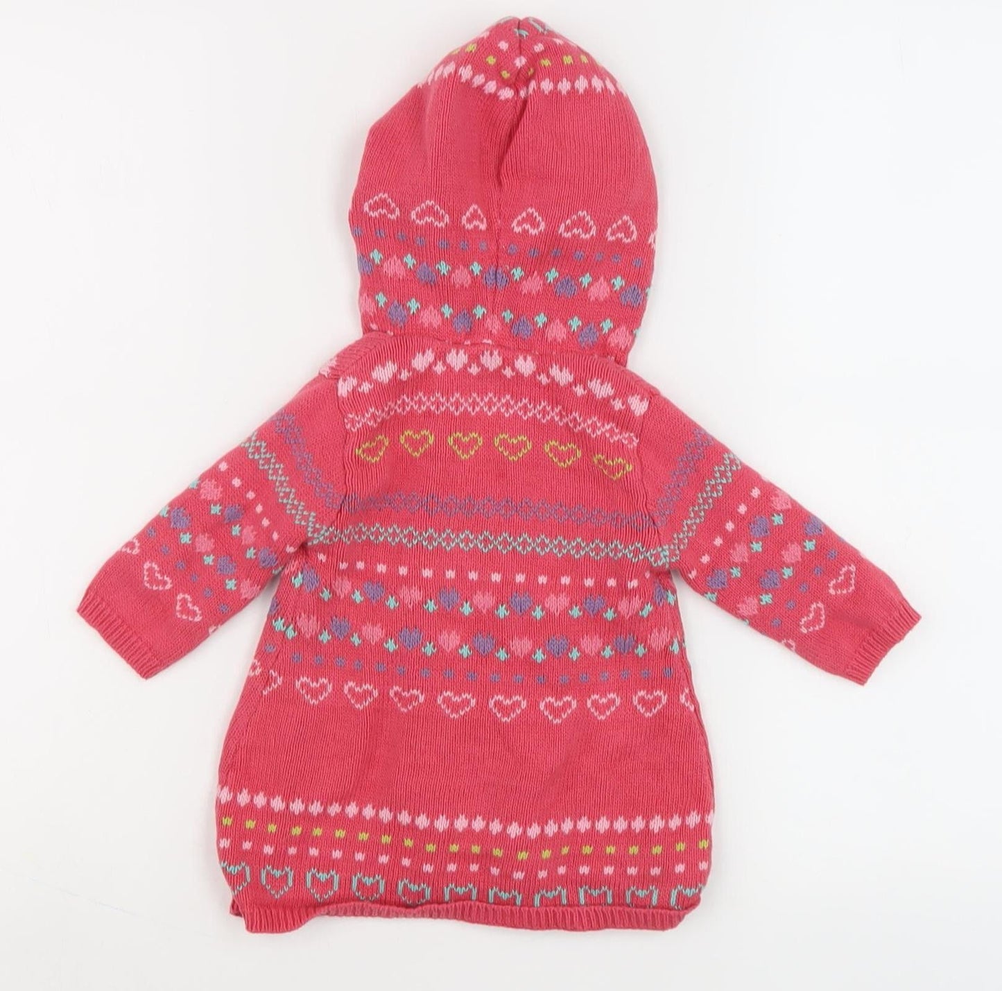 Rocha Little Rocha Girls Pink Jumper Dress, Size 12 Months
