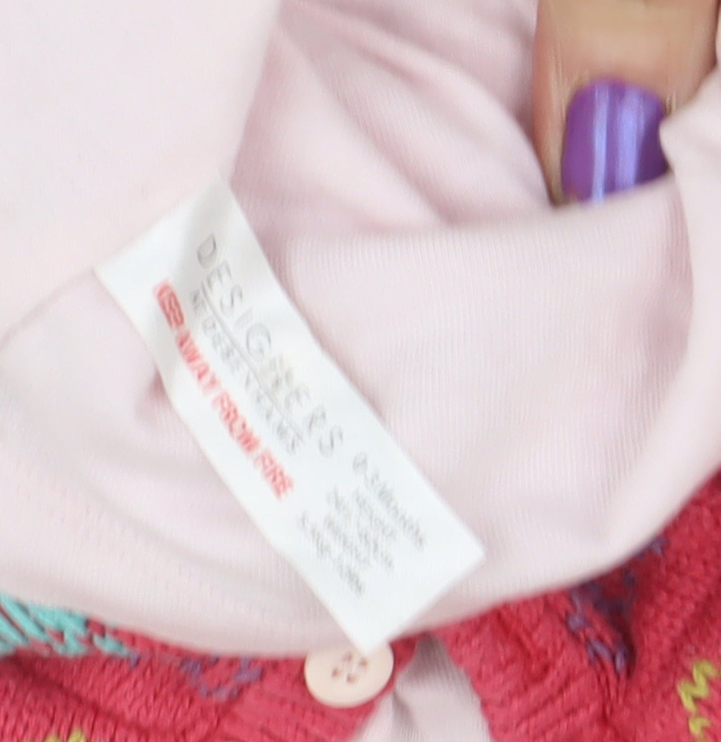 Rocha Little Rocha Girls Pink Jumper Dress, Size 12 Months