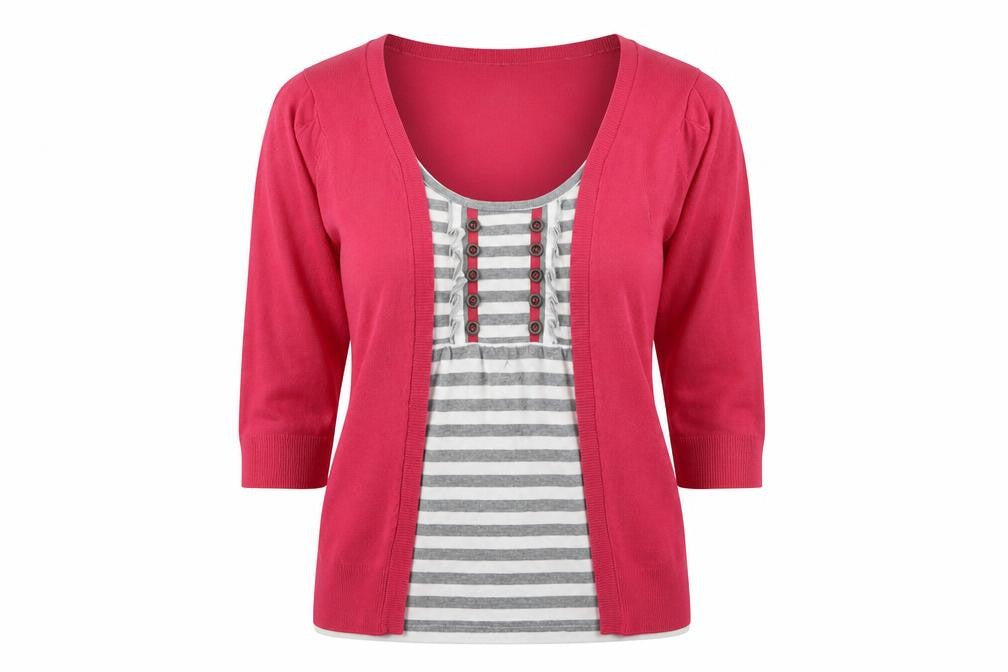 Womens UK Size 14 NEXT Pink Cardigan Jumper